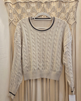 Camisola debruada