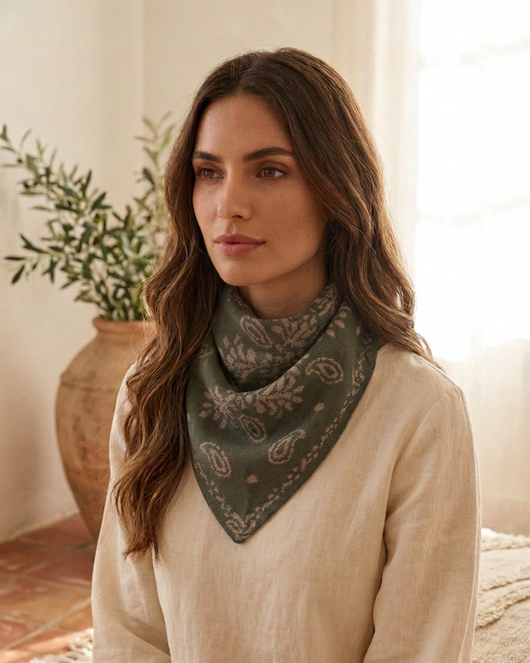 Lenço estampado