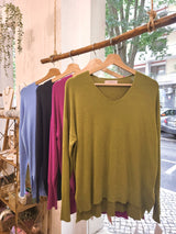 Camisola decote V