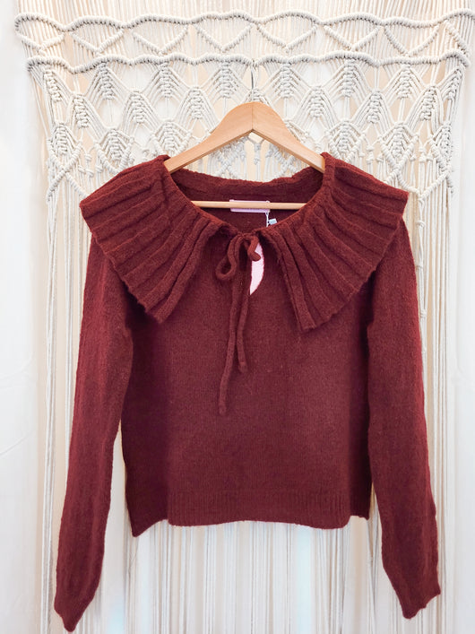 Camisola gola grande