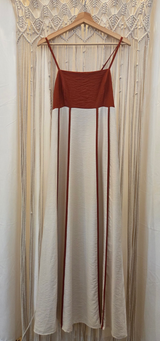 Vestido alças finas