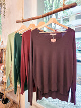 Camisola decote V