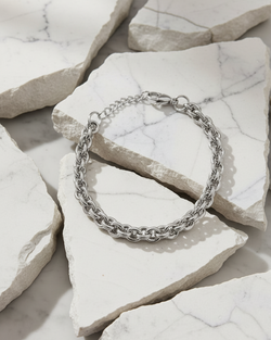 Pulseira aço inoxidável