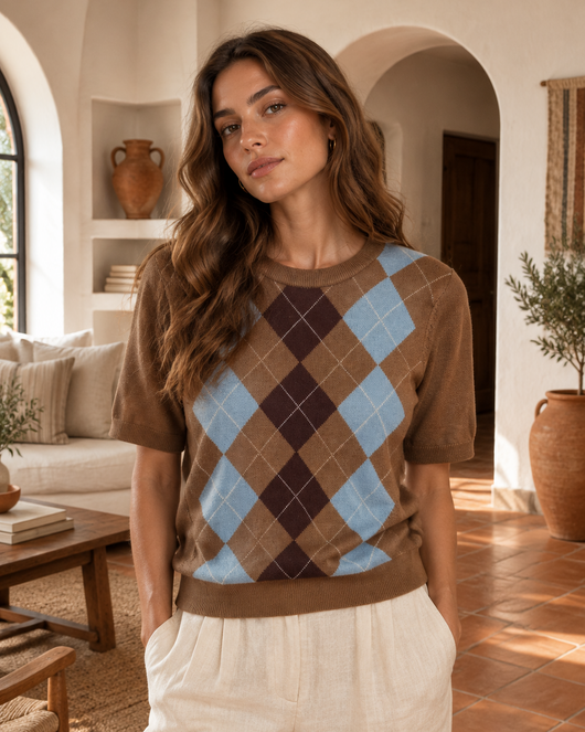Camisola losangos