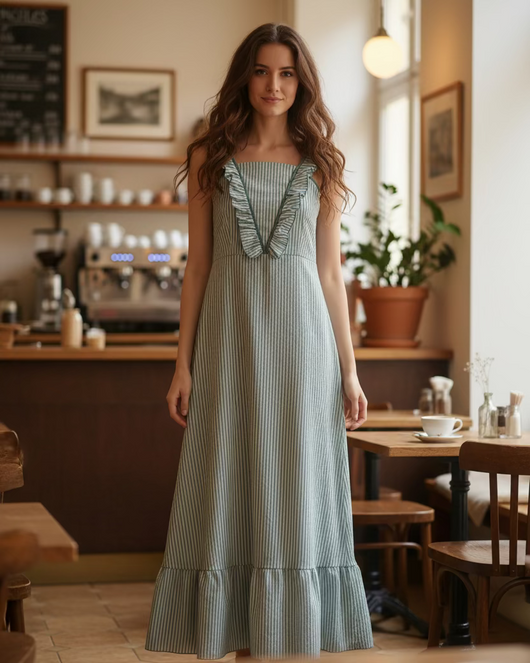 Vestido riscas