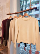 Camisola decote redondo