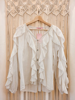 Blusa folhos