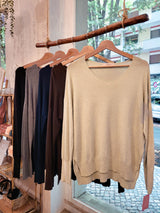 Camisola decote V