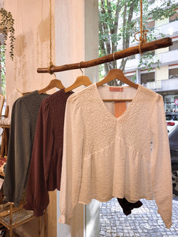 Blusa franzida