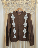 Cardigan losangos