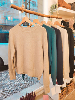 Camisola decote redondo