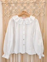 Camisa gola Peter Pan