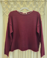 Camisola debruada