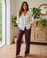 Camisa acetinada