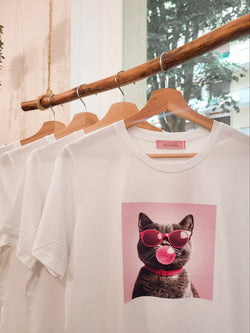 T-shirt Bubble Cat