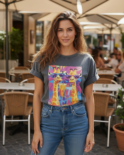 T-shirt Girafas