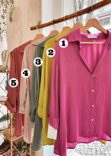 Camisa acetinada