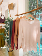 Camisola decote “V”