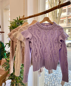Camisola c/ folhos